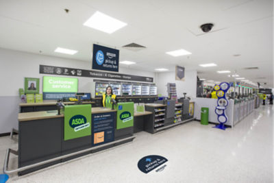 Shoppers can now collect and return their Amazon orders at Asda stores